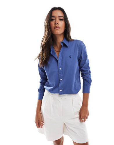 Chemise en sergé de coton à logo - Polo Ralph Lauren - Modalova