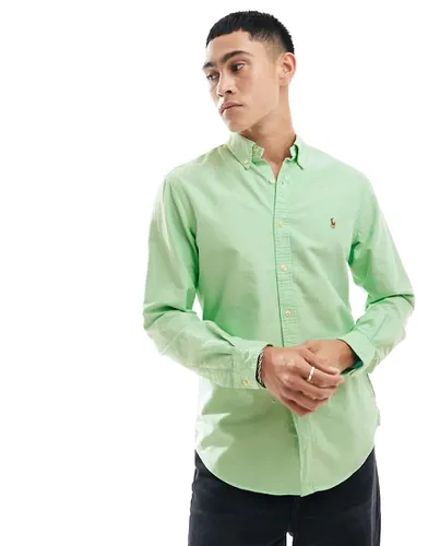 Chemise Oxford cintrée à logo emblématique - clair - Polo Ralph Lauren - Modalova