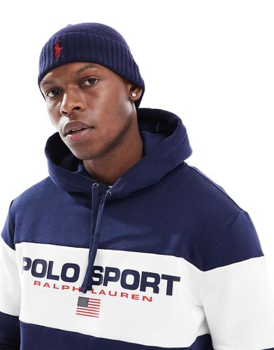 Bonnet en laine mérinos avec logo emblématique - Polo Ralph Lauren - Modalova