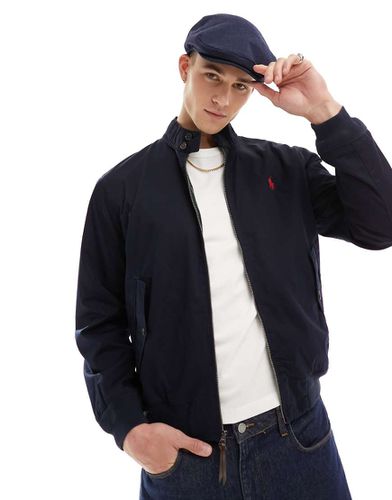 Blouson Harrington en sergé à logo emblématique - Polo Ralph Lauren - Modalova