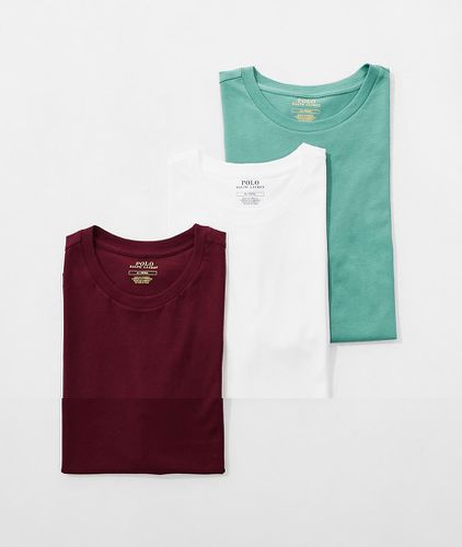 Lot de 3 t-shirts confort à logo - Vert, et bordeaux - Polo Ralph Lauren - Modalova