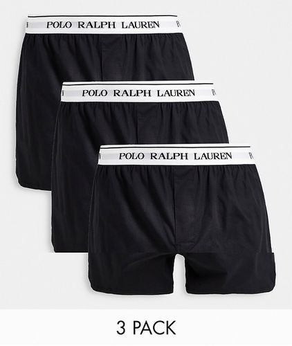Lot de 3 caleçons en coton avec taille à logo - Polo Ralph Lauren - Modalova