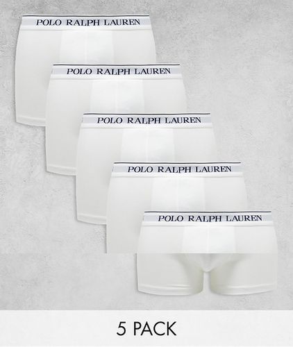 Lot de 5 boxers avec taille à logo - Polo Ralph Lauren - Modalova
