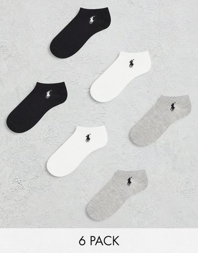 Lot de 6 paires de socquettes à logo - Polo Ralph Lauren - Modalova