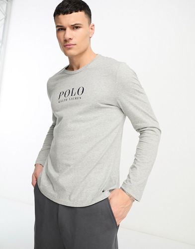 Loungewear - T-shirt à manches longues avec inscription logo sur la poitrine - Polo Ralph Lauren - Modalova