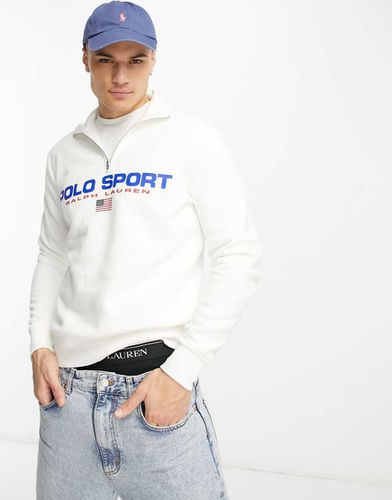 Sport Capsule - Sweat avec logo et col zippé - Polo Ralph Lauren - Modalova