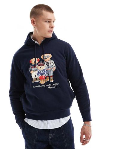 Polo Bear Family - Sweat à capuche oversize coupe classique en polaire avec motif oursons - Polo Ralph Lauren - Modalova