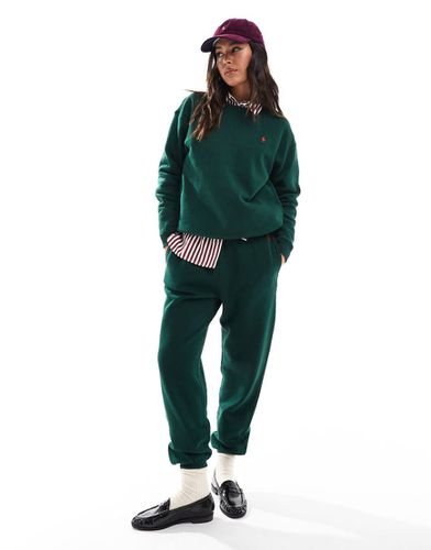 Pantalon de jogging resserré aux chevilles avec logo emblématique - foncé - Polo Ralph Lauren - Modalova