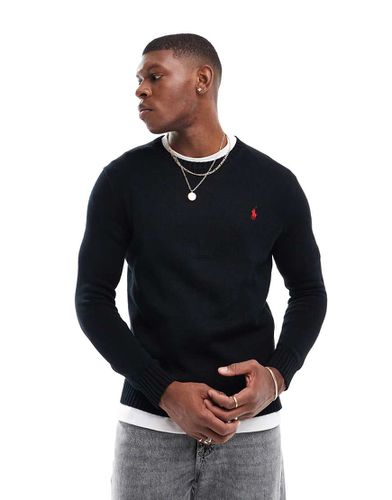 Pull en maille de coton épaisse à logo - Polo Ralph Lauren - Modalova