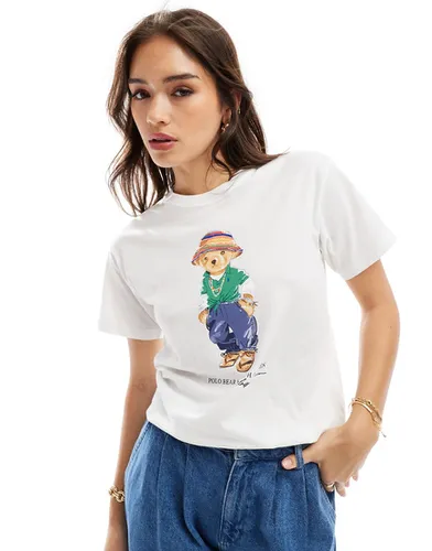 T-shirt avec logo ours - Blanc - Polo Ralph Lauren - Modalova