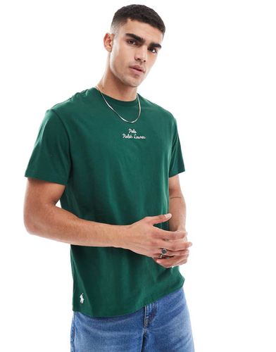 T-shirt classique oversize avec logo manuscrit au centre - foncé - Polo Ralph Lauren - Modalova