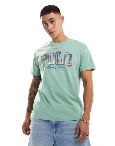 T-shirt oversize classique avec logo à carreaux - clair - Polo Ralph Lauren - Modalova