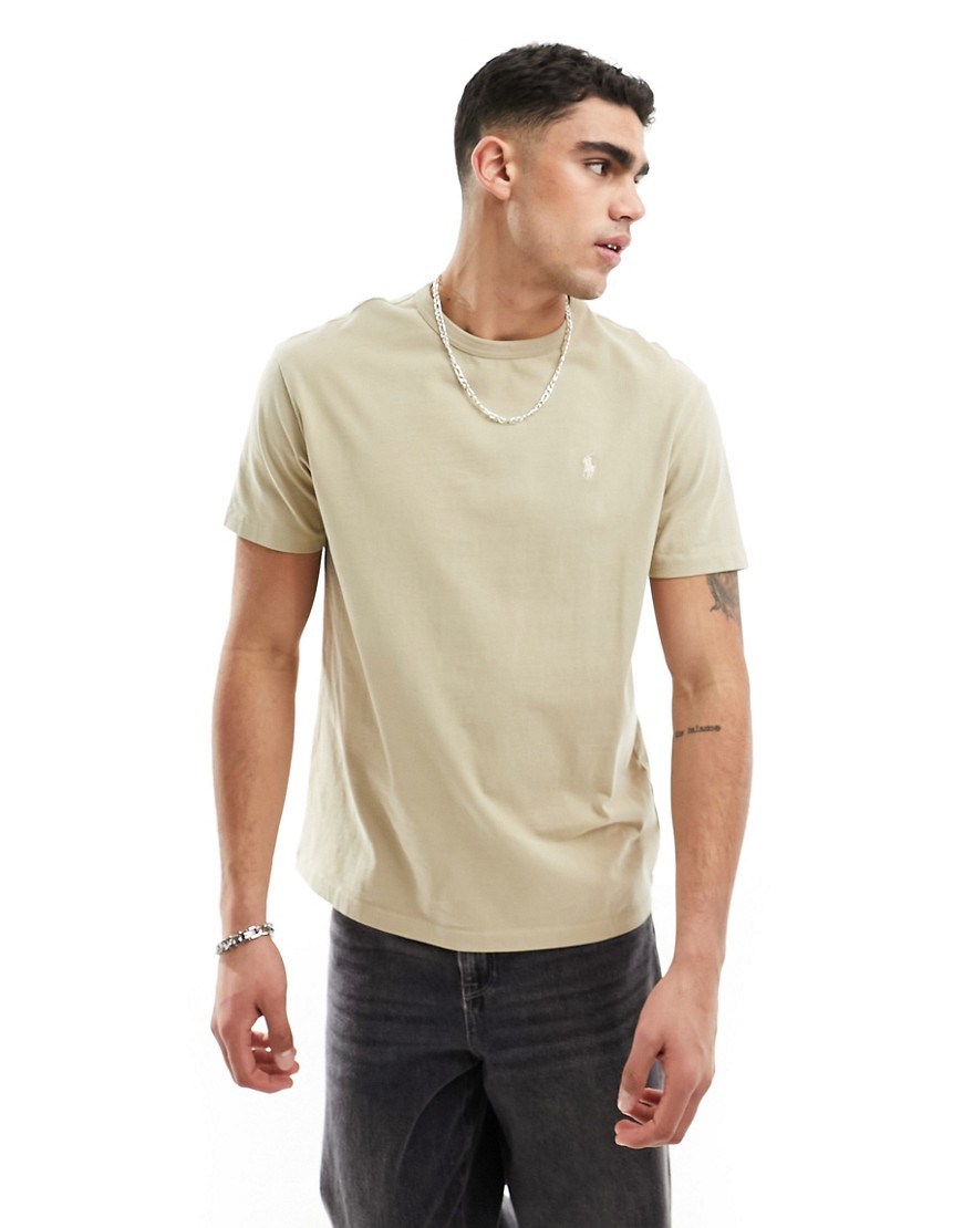 T-shirt oversize épais classique à logo emblématique - Beige - Polo Ralph Lauren - Modalova