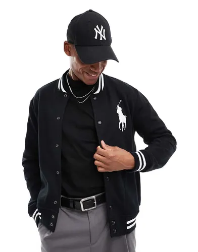 Veste de baseball en polaire avec logo joueur de polo - Polo Ralph Lauren - Modalova