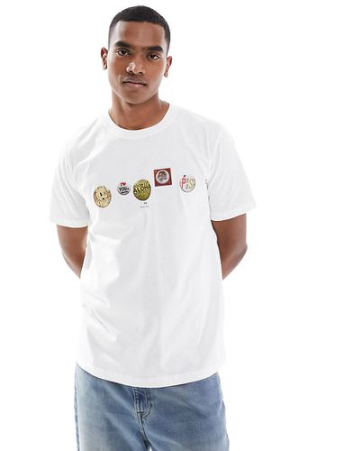Paul Smith - T-shirt à imprimé badges - Ps Paul Smith - Modalova
