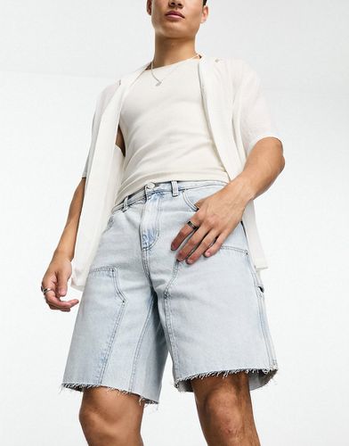 Eli - Short en jean style workwear - clair délavé - Pacsun - Modalova