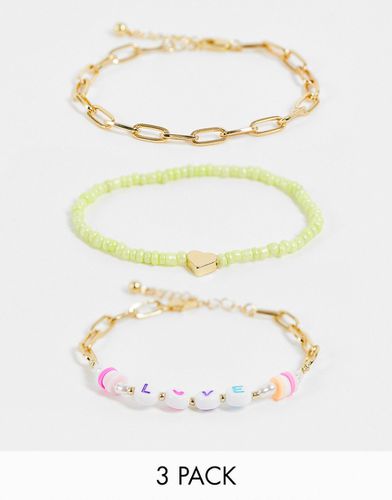 Lot de 3 bracelets de perles - Pieces - Modalova