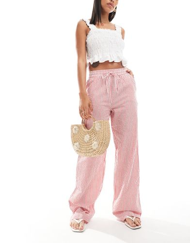 Pantalon large  rayures - Pieces - Modalova