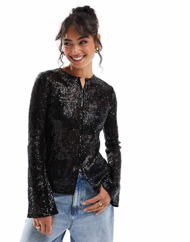 Gilet en dentelle à sequins - Pretty Lavish - Modalova