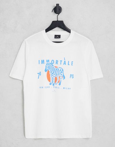 Immortale - T-shirt à motif zèbre - PS Paul Smith - Modalova