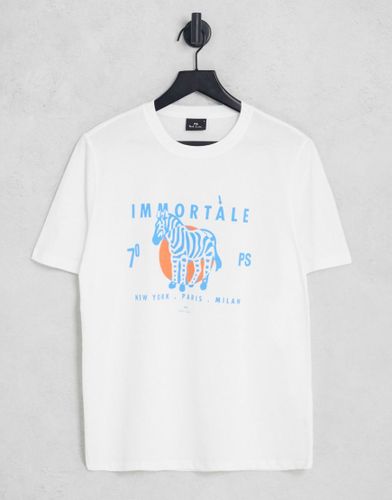 Immortale - T-shirt à motif zèbre - Ps Paul Smith - Modalova