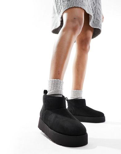 Bottines confort à semelle plateforme - Pull & bear - Modalova