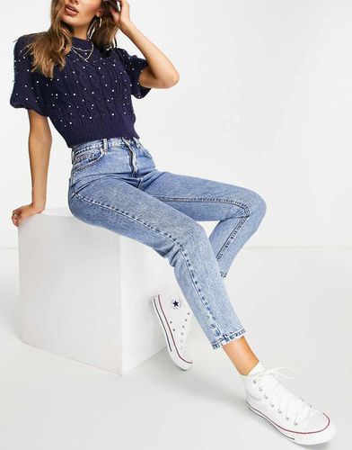 Jean mom basique à taille haute - moyen - Pull & bear - Modalova