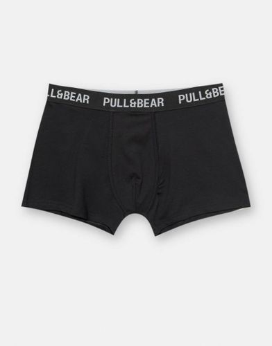 Lot de 3 boxers  logo - Noir - Pull & bear - Modalova