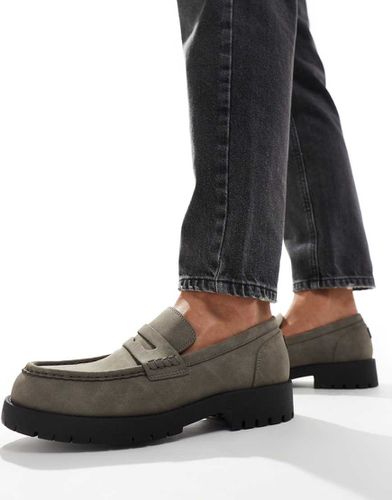 Mocassins à semelle chunky rainurée - Pull & bear - Modalova