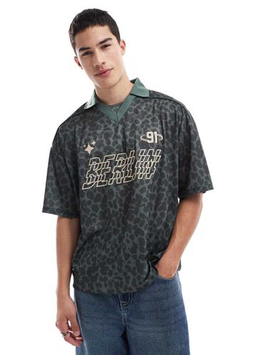 Maillot de football  imprim lopard - Pull & bear - Modalova