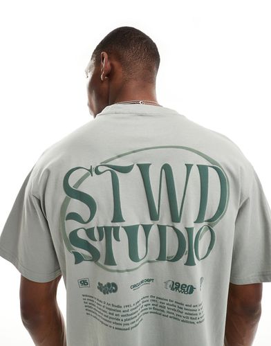 STWD - T-shirt imprimé au dos - Pull & bear - Modalova