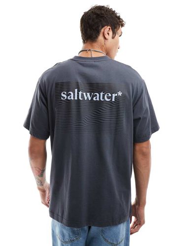 T-shirt à imprimé Saltwater » - foncé - Pull & bear - Modalova