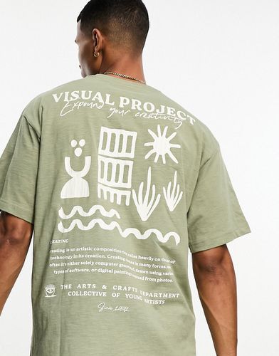 T-shirt à imprimé Visual Project - Pull & bear - Modalova