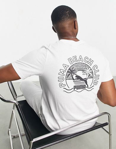 T-shirt à imprimé plage dans le dos - Puma - Modalova
