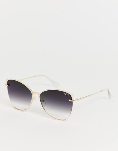 Dusk to dawn - Lunettes de soleil yeux de chat oversize - Quay Australia - Modalova