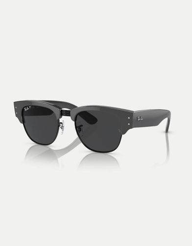 Ray-Ban - Clubmaster Mega - Lunettes de soleil et verres polarisés - Gris et - Rayban - Modalova