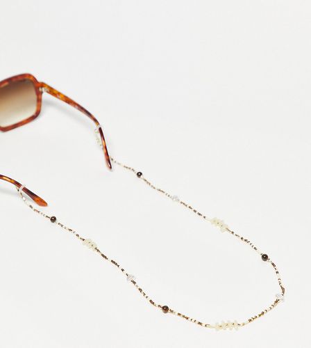 Chaîne pour lunettes de soleil avec perles - Reclaimed Vintage - Modalova