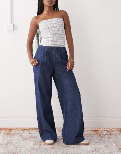 Pantalon large habill en chambray - Reclaimed Vintage - Modalova