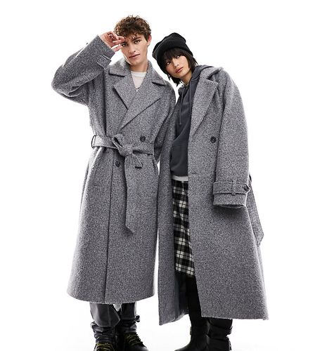 Trench-coat unisexe en laine - Reclaimed Vintage - Modalova
