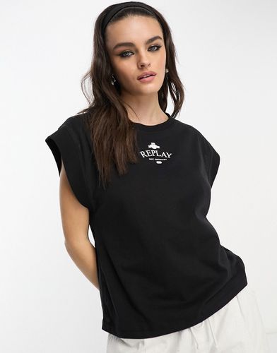 T-shirt à logo - Noir - Replay - Modalova