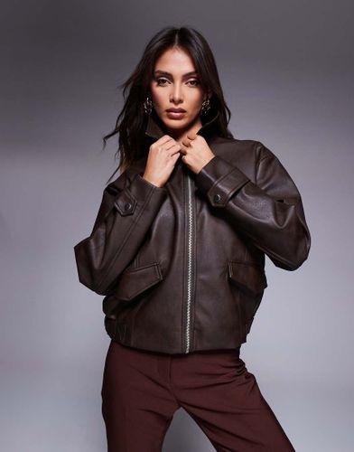 Bomber effet us - fonc - River Island - Modalova