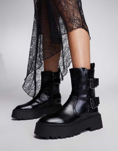 Bottines chunky style motard - River Island - Modalova