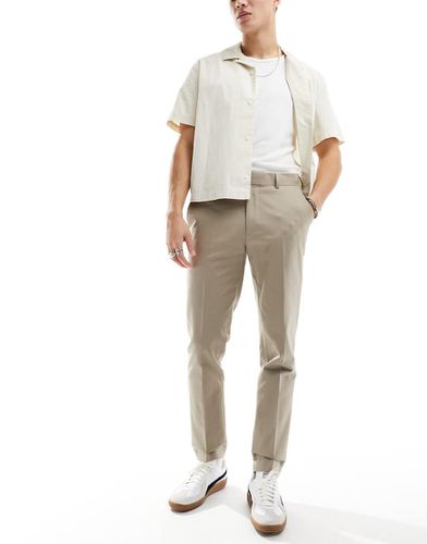 Pantalon chino élégant - Beige - River Island - Modalova