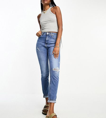 Jean slim mom - moyen délavé - River Island Tall - Modalova