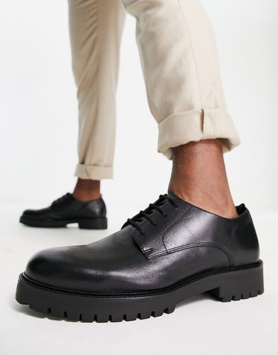 Sean - Chaussures chunky en cuir à lacets - Walk London - Modalova