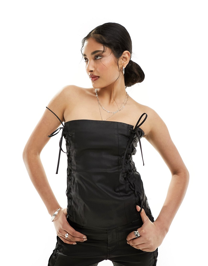 Ima - Top corset d'ensemble à laçage - Weekday - Modalova