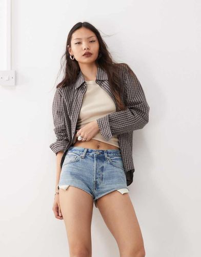 Maia - Mini-short en jean - dlav - Weekday - Modalova