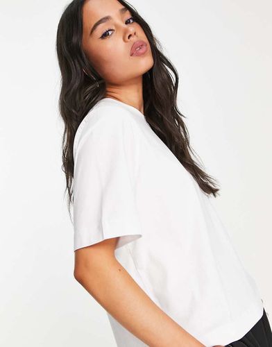 Perfect - T-shirt décontracté en coton - WHITE - Weekday - Modalova