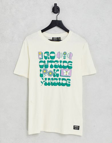 T-shirt imprimé - Taupe - Wesc - Modalova
