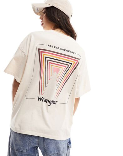 Girlfriend - T-shirt avec imprimé au dos - pâle - Wrangler - Modalova